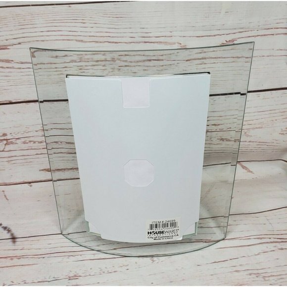 Lasting Impressions Glass Curve Picture Frame Free Standing Home Décor - Picture 3 of 9